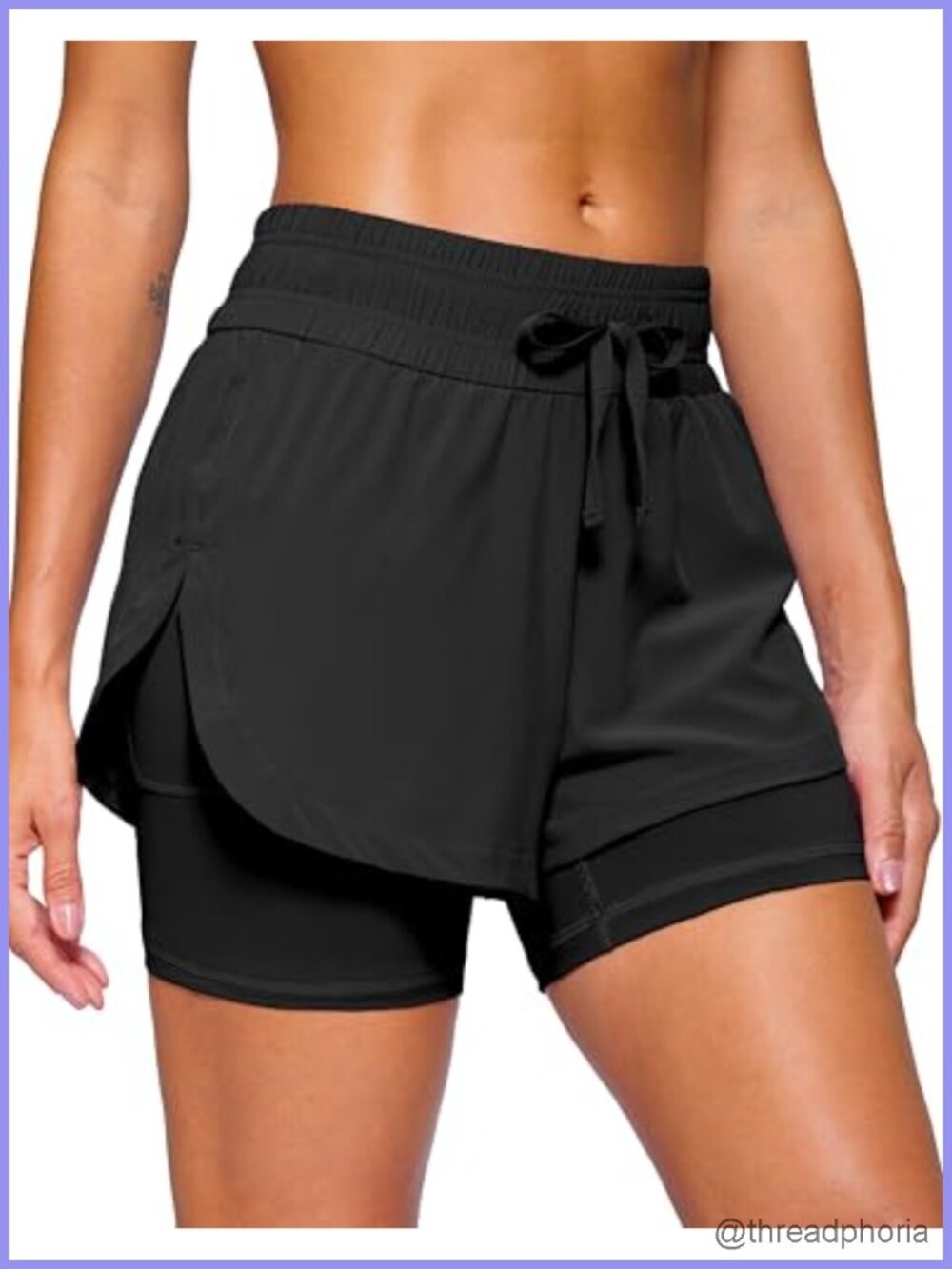 2-in-1 Running Shorts with 5" Liner, High Rise, Phone Pocket, Athletic Workout